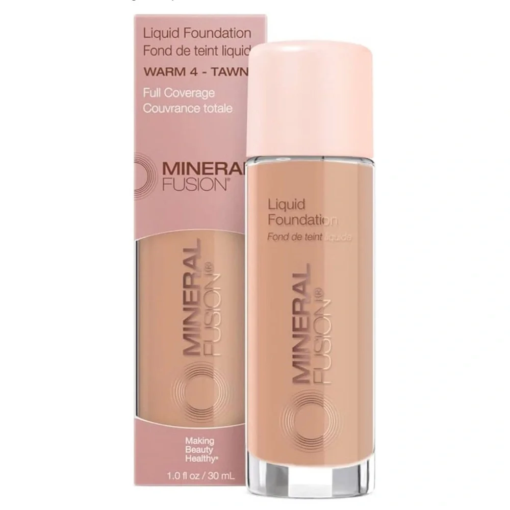 Mineral Fusion Liquid Foundation Warm 4 Tawny